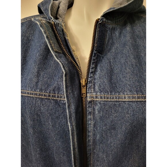 Blass Sport Denim Jean Jacket Women 1X Blue Cotton - Picture 4 of 5